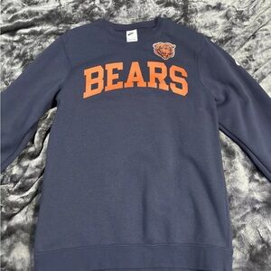 Nike Chicago Bears Wordmark Crewneck Sweatshirt Men's Size Small